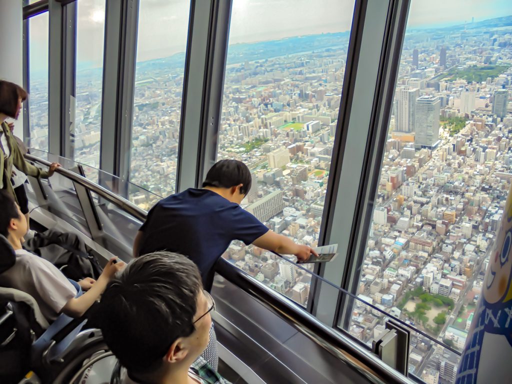 スカイツリー見学に参加